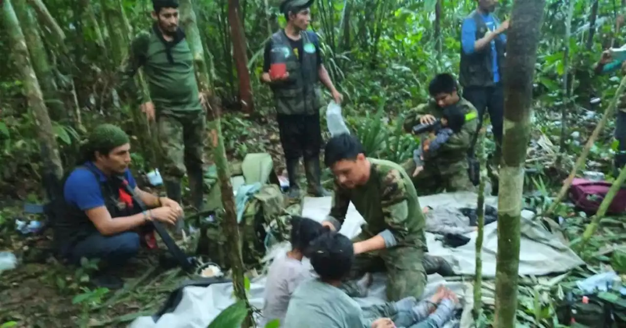 Comando reveló cómo fueron los primeros minutos luego de encontrar a los niños en la selva