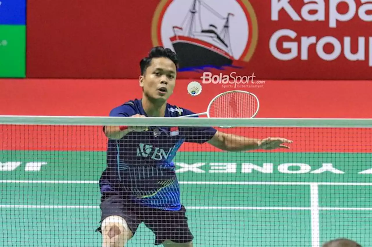 Hasil Indonesia Open 2023 - Anthony Ginting Menang, Indonesia Pastikan 1 Tempat Semifinal - Bolasport.com