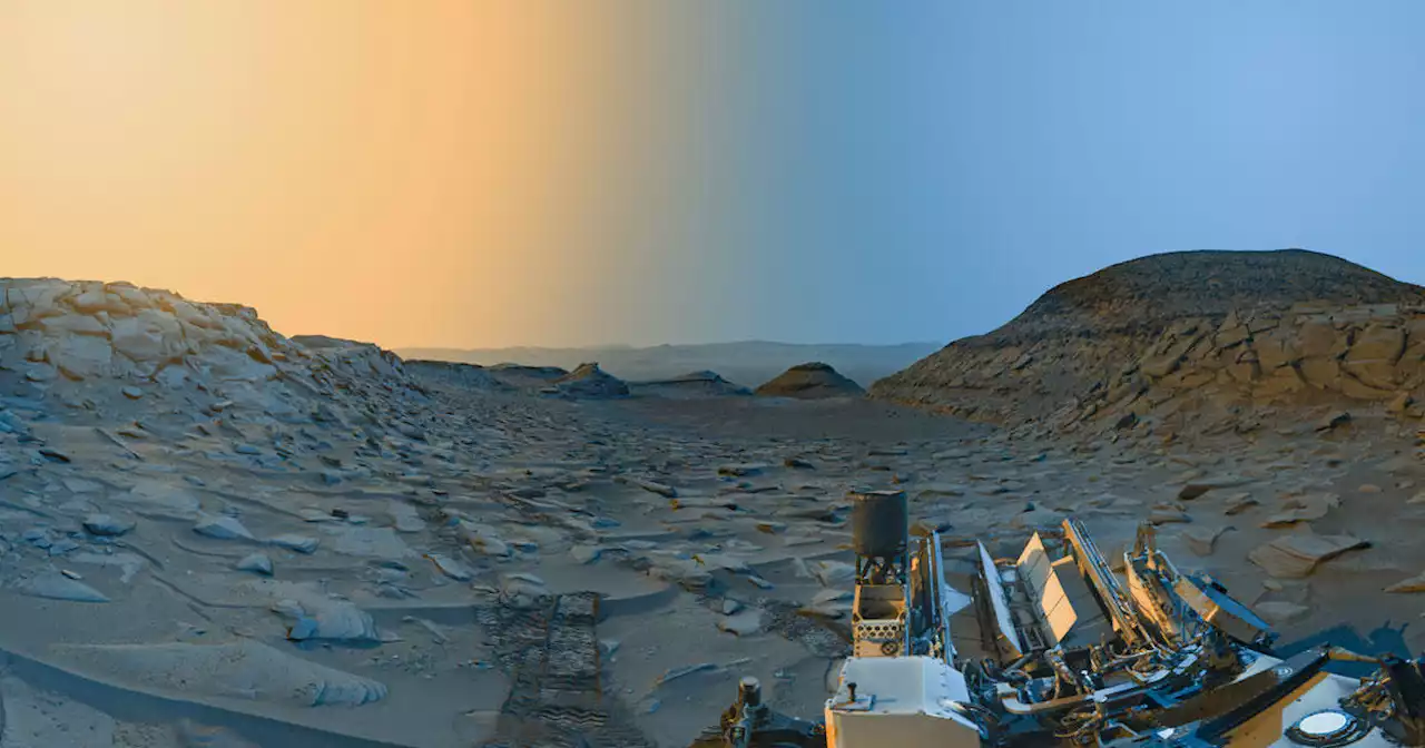 NASA's Curiosity rover sends 'postcard' showing Mars during different times of the day