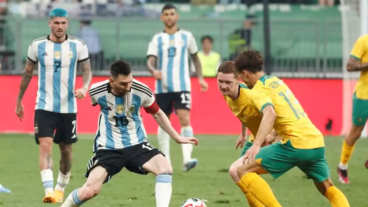 Messi nets his fastest Argentina goal in win over Australia