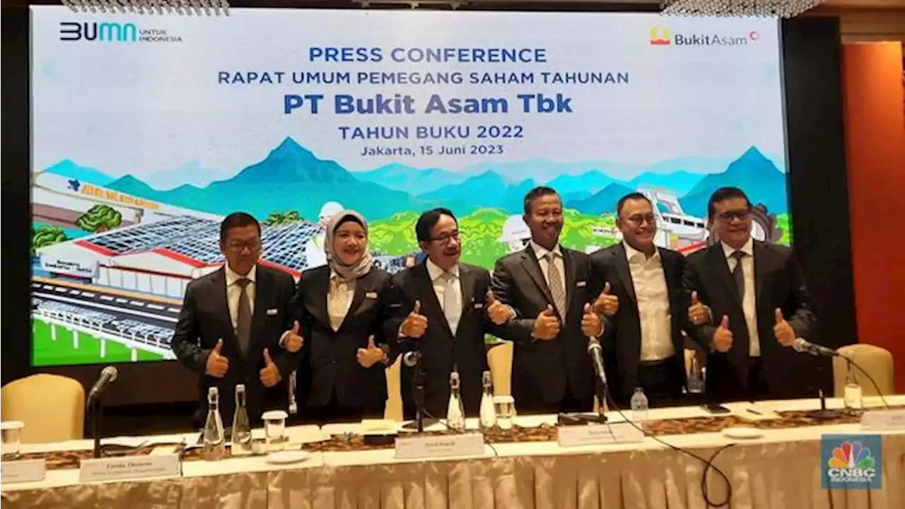 Tok! PTBA Resmi Bagi Dividen Rp 12,6 Triliun