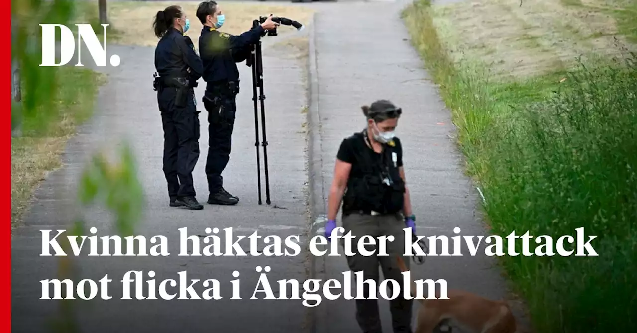 Kvinna häktas efter knivattack mot flicka i Ängelholm