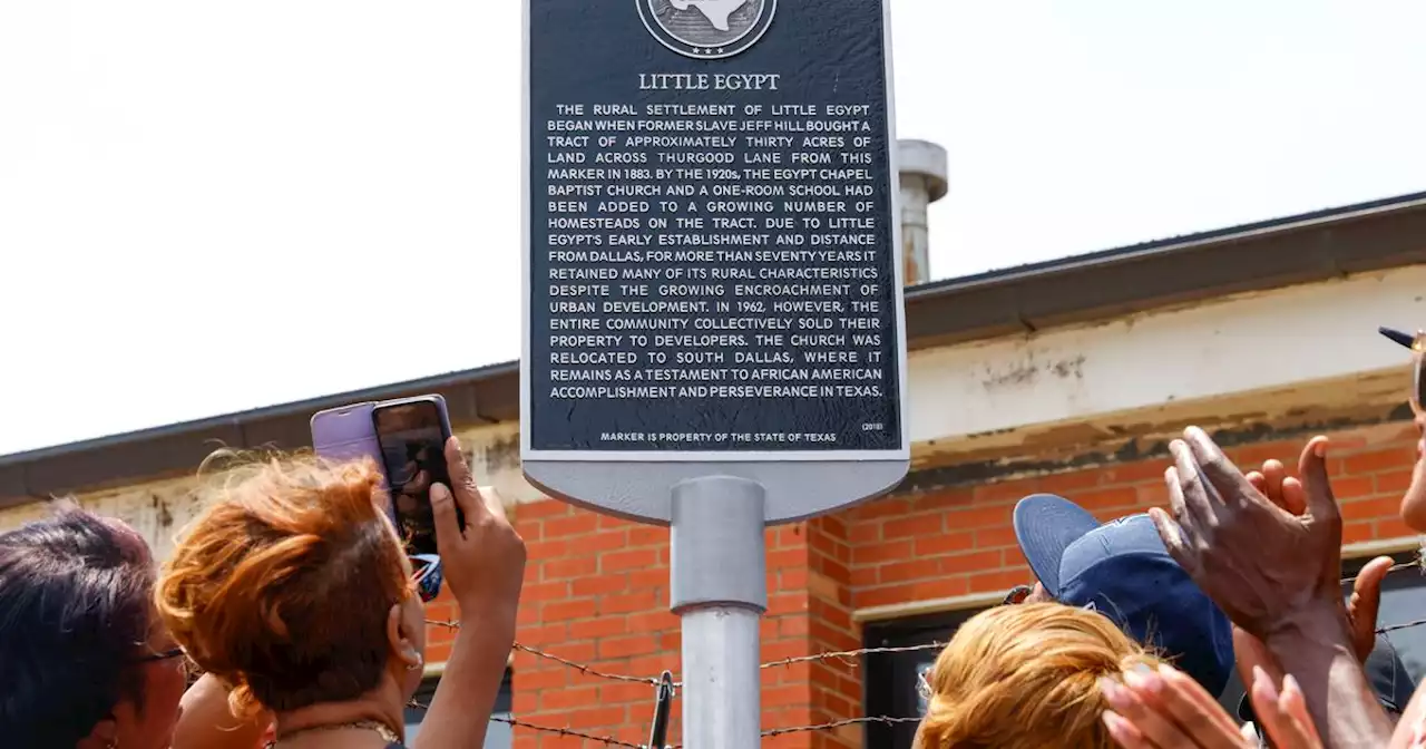 The work to remember Little Egypt, a Dallas freedman’s town flattened 6 decades ago