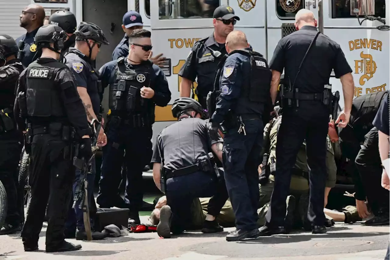 Denver police officer hit by fire truck, seriously injured, at end of Nuggets parade