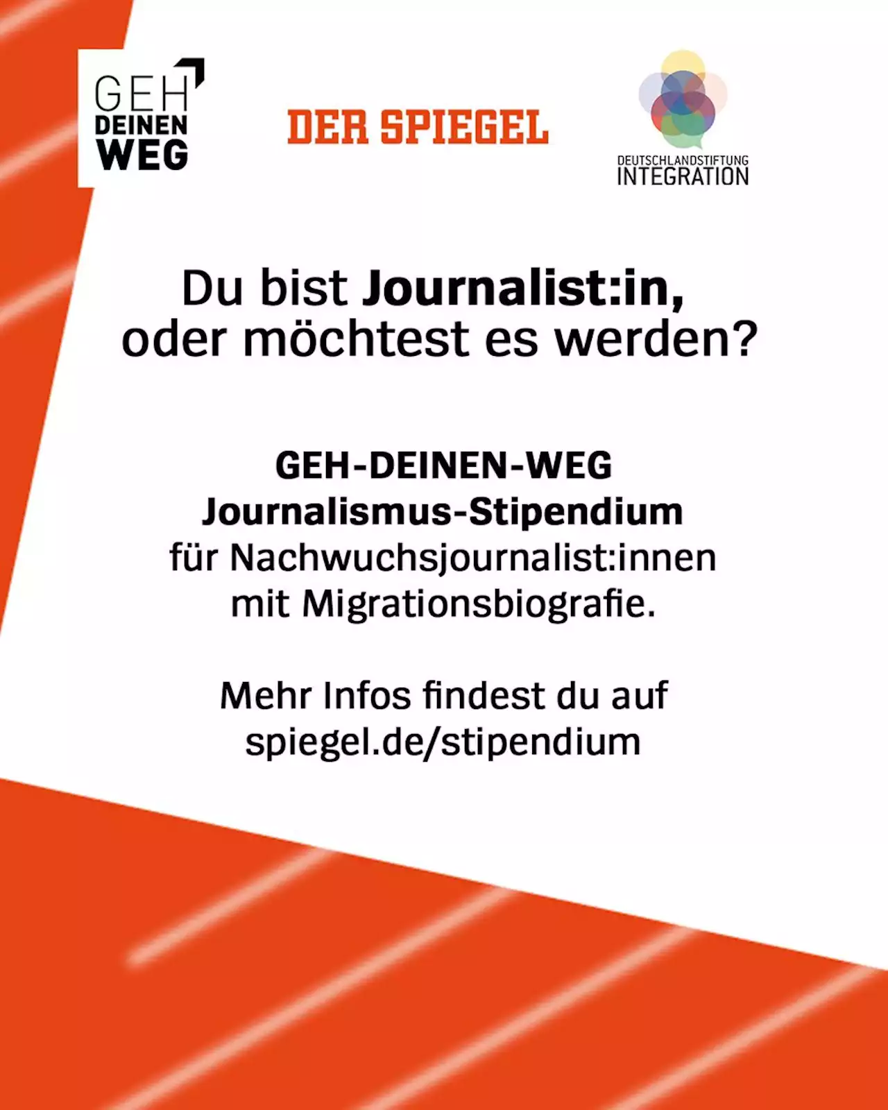 DER SPIEGEL In eigener Sache: Wir wollen neue Stimmen im Journalismus fördern