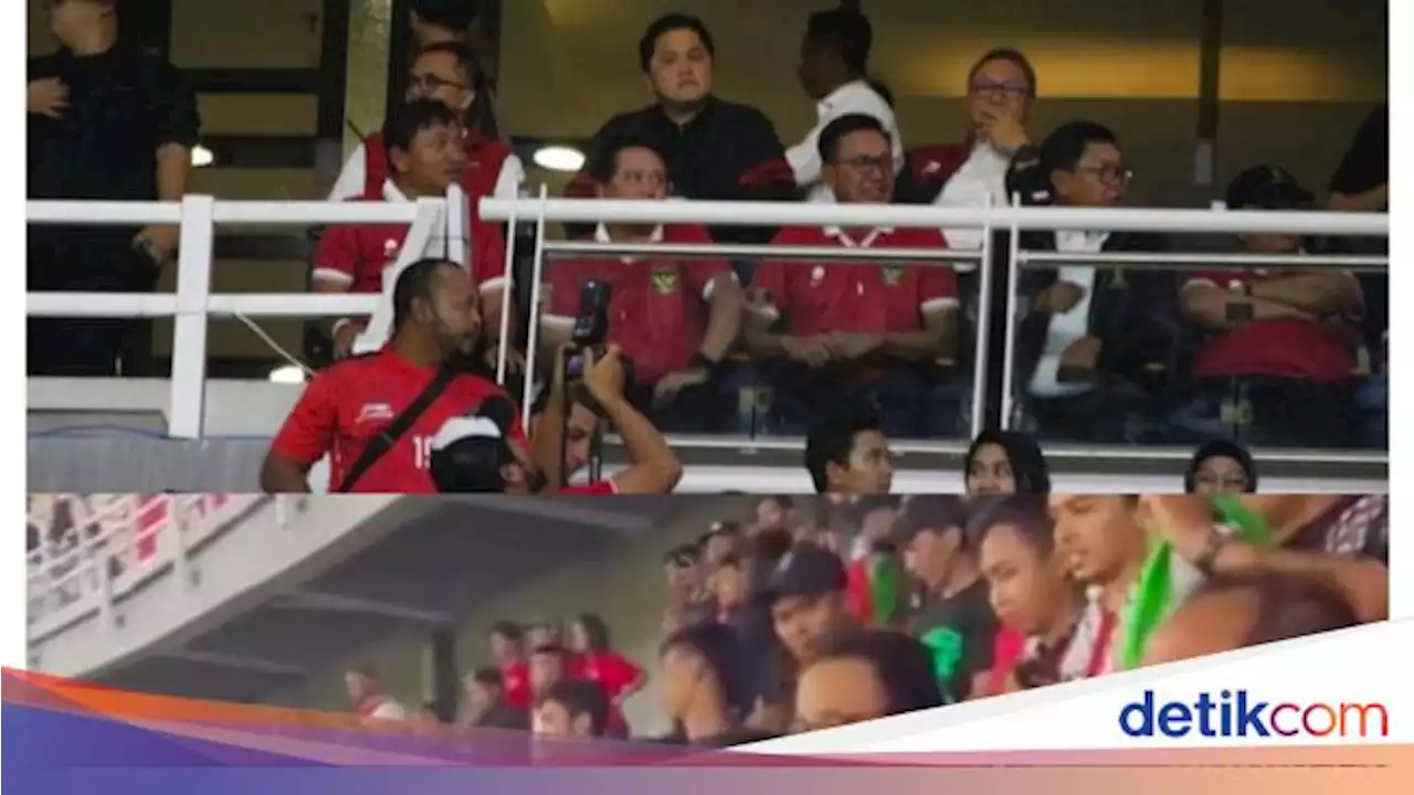 Anies Satu Stadion dengan Erick Thohir Dukung Indonesia Vs Palestina