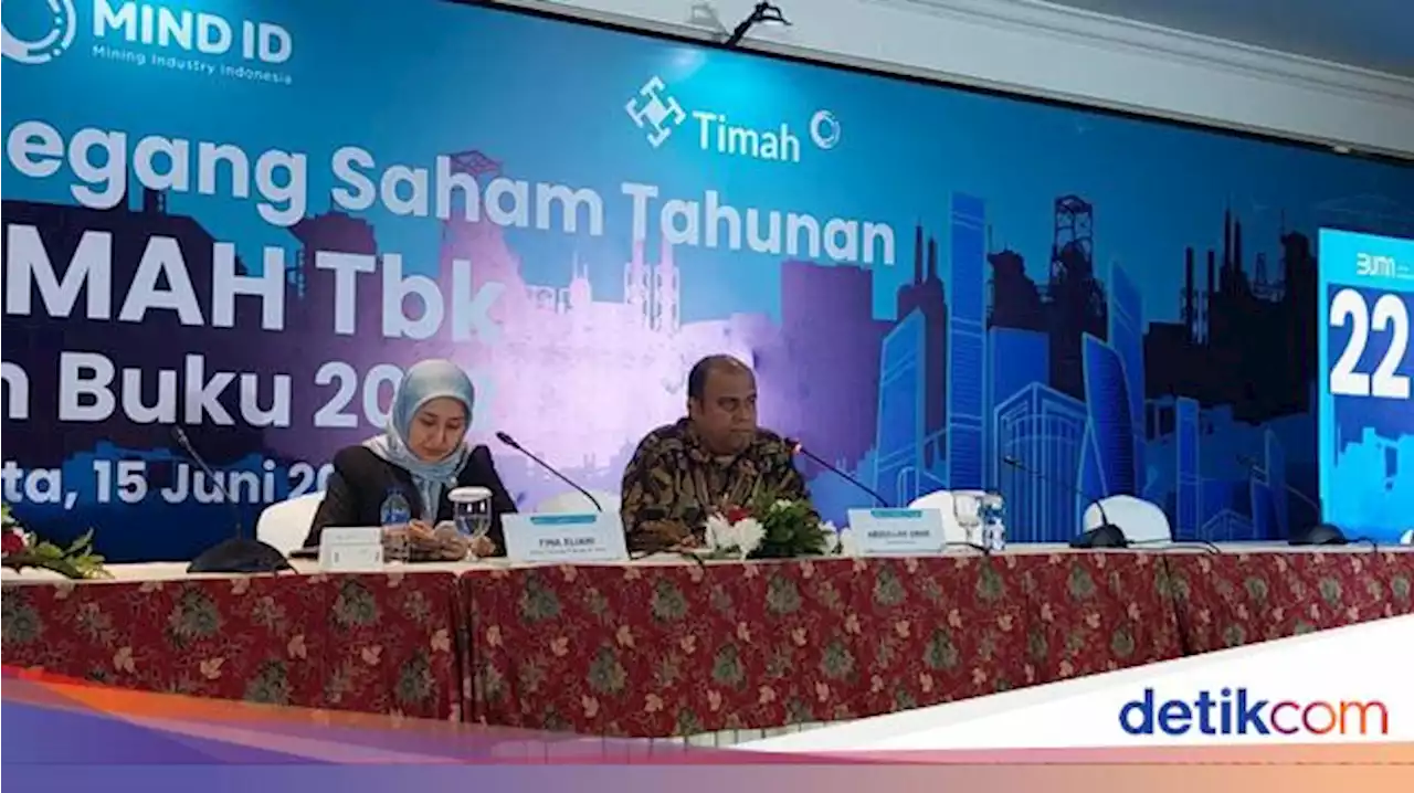 PT Timah Bagi-bagi Dividen Rp 312 M, 30% dari Laba