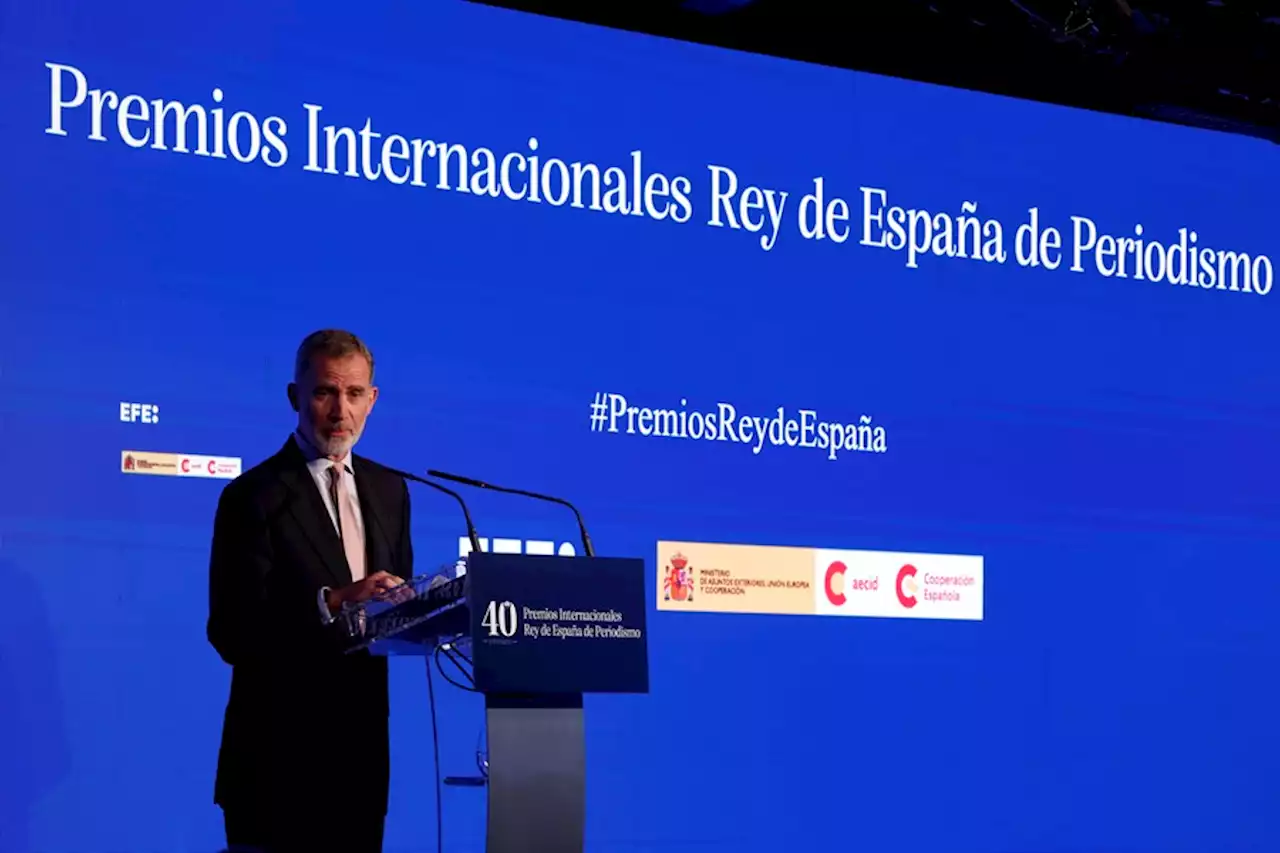 El rey destaca el valor del periodismo independiente