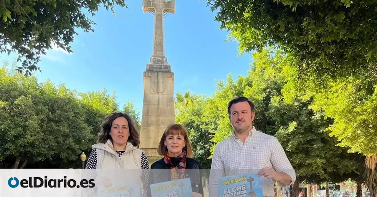 La cruz franquista que ha fraguado la confluencia ultra de PP y Vox para gobernar en Elche