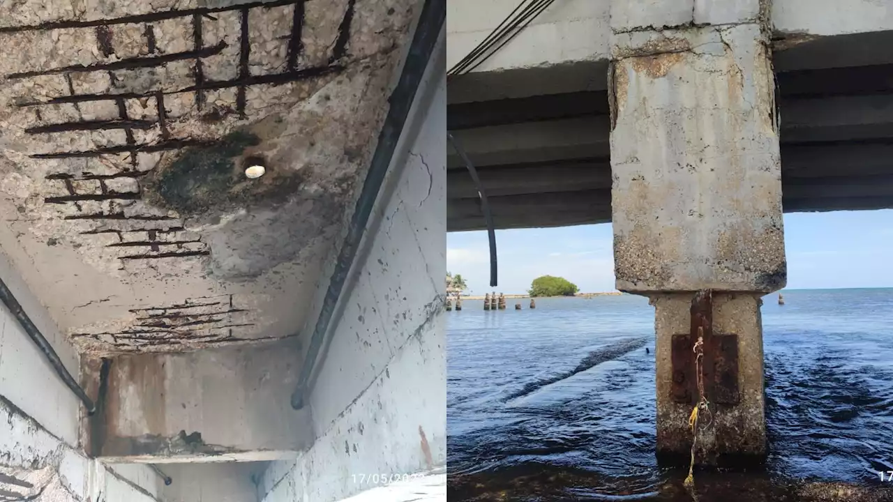 Alertan sobre corrosión del puente de la Boca de la Ciénaga, en Coveñas