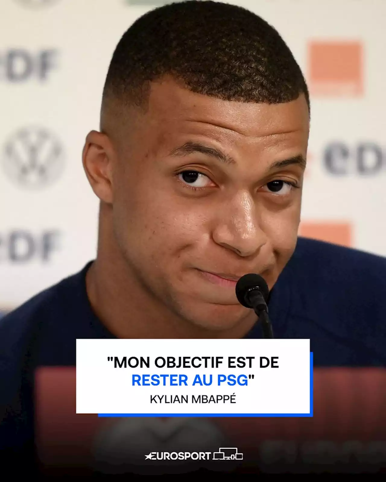 Gibraltar - France : 'Mon objectif est de rester au PSG' : revivez la conférence de presse de Mbappé