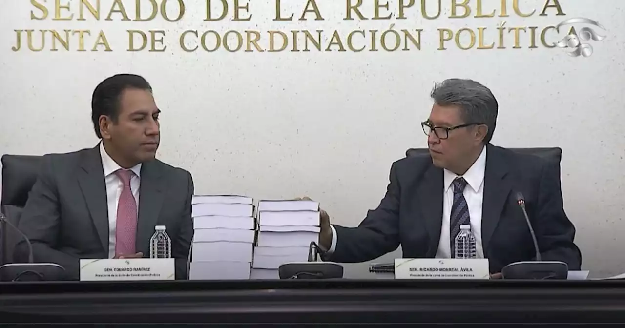 Monreal encabeza su última reunión de Jucopo en Senado; asume Eduardo Ramírez