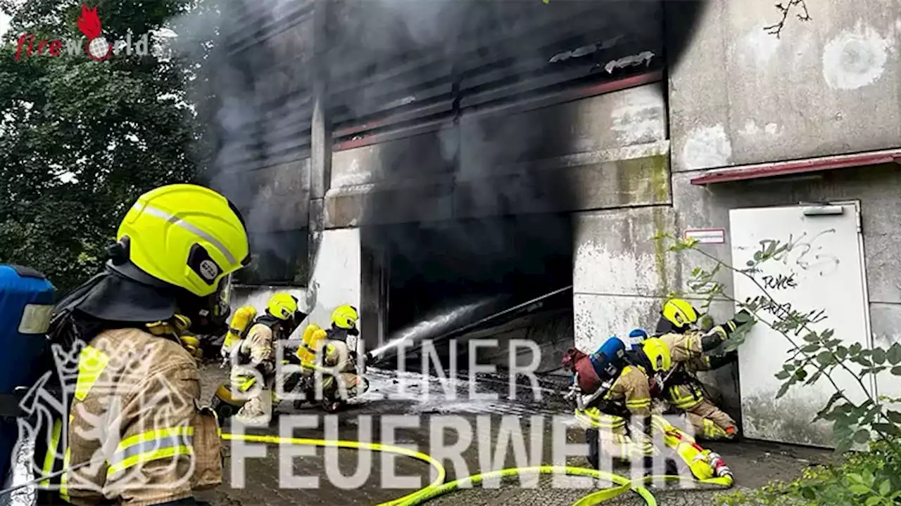 D: 16 Pkw und 23 Motorräder brannten in Berliner Parkhaus → mehrere Dutzend Fahrzeuge in Mitleidenschaft gezogen