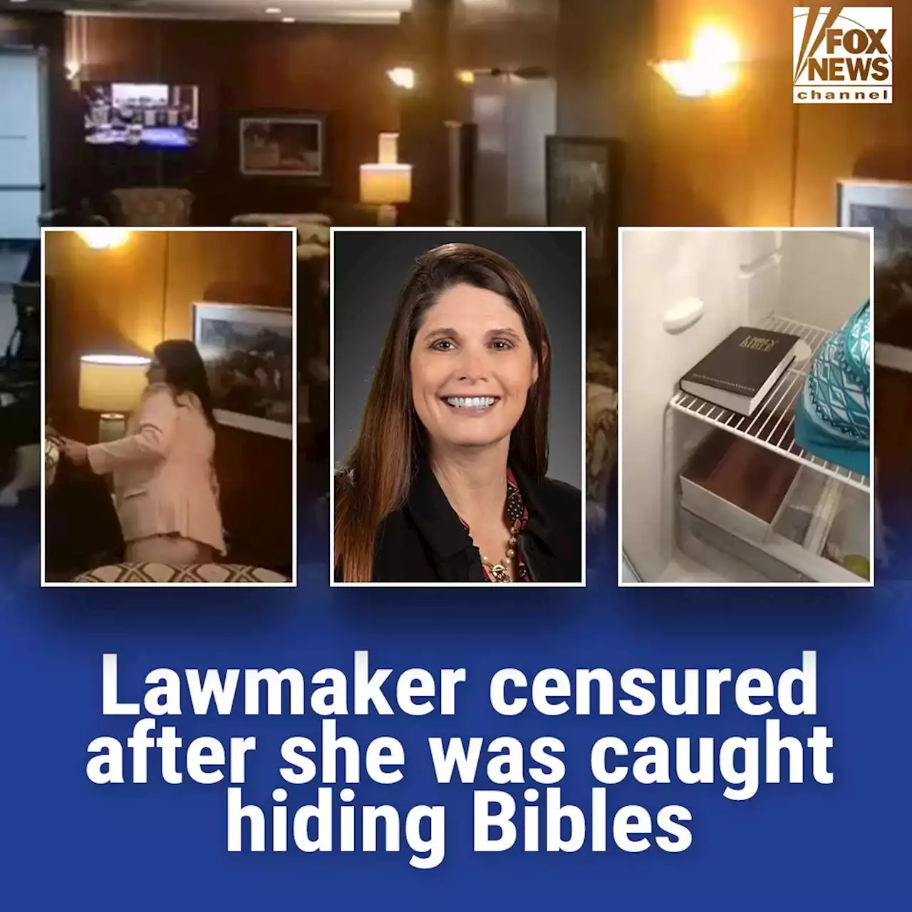 Arizona Democrat state lawmaker censured after she was caught on camera hiding Bibles