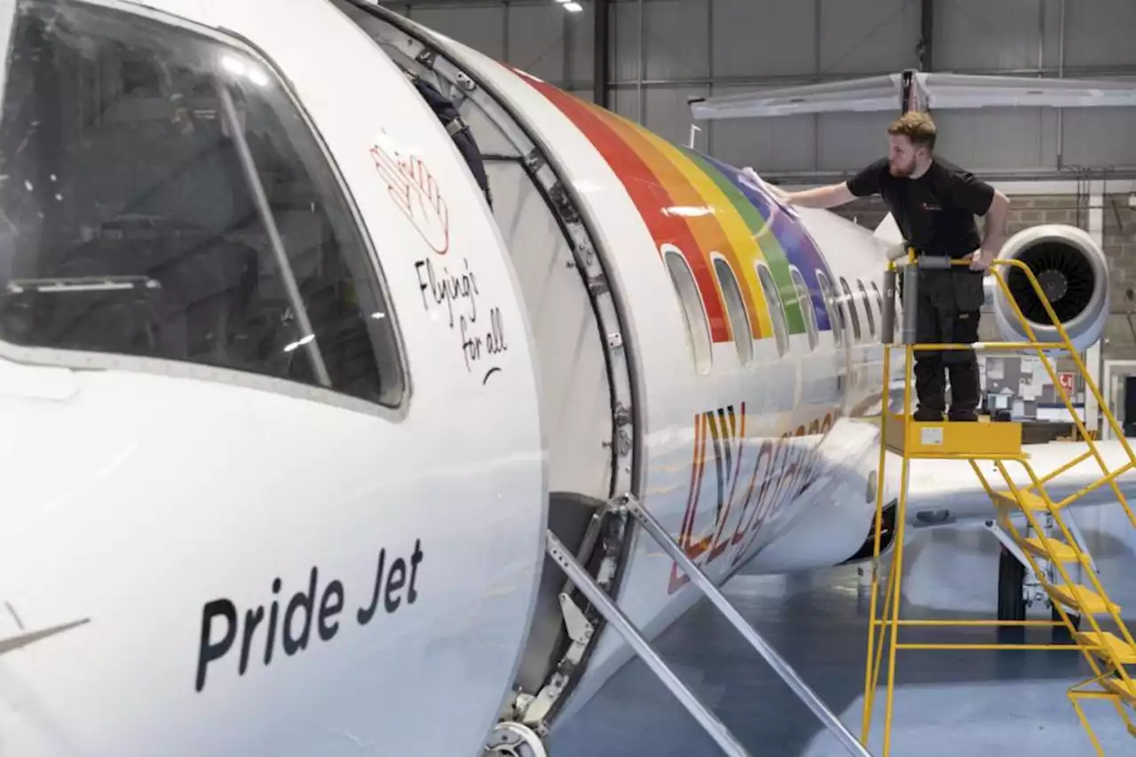 Scottish airline reveals UK industry's first Pride jet