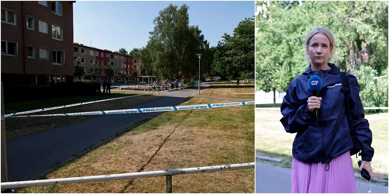 Stor polisinsats i södra Biskopsgården