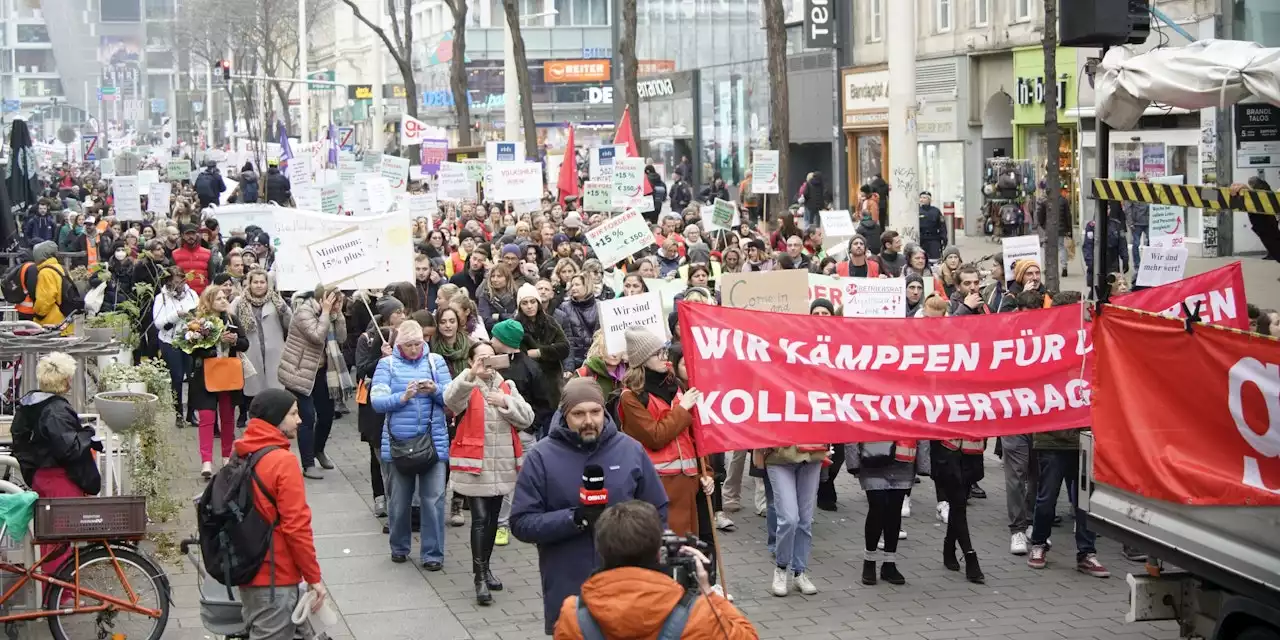 Demos in Wien und Graz – Freizeitpädagogen streiken