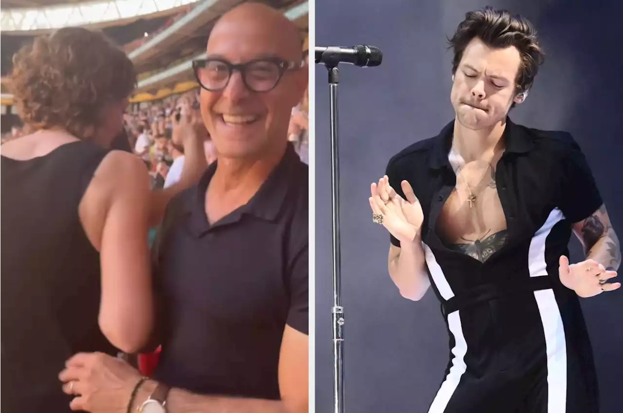 Stanley Tucci Bopping Away To Harry Styles Has Got Us Beaming – And We Aren't The Only Ones