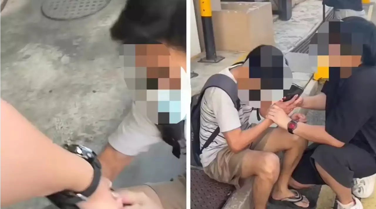 Man suspected taking upskirt photos chased & caught by member of the public - Singapore News