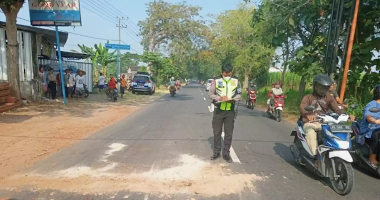 Laka Karambol, Seorang Pemotor Tewas Dilindas Truk