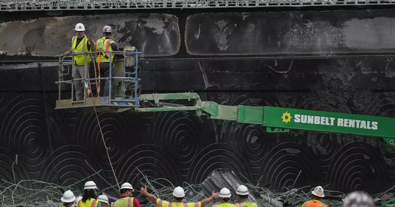 Pennsylvania using tons of recycled glass nuggets to rebuild collapsed Interstate 95