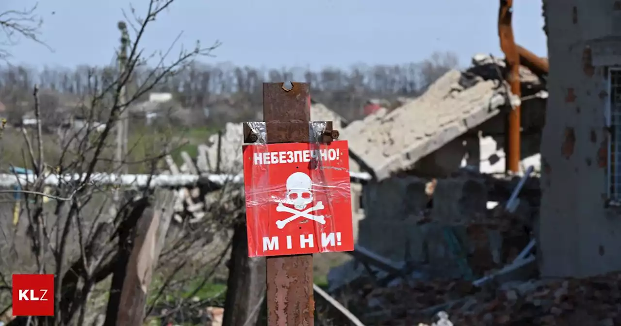 Minen in der Ukraine: Russen versehen sogar Tiere und Leichen mit Sprengsätzen