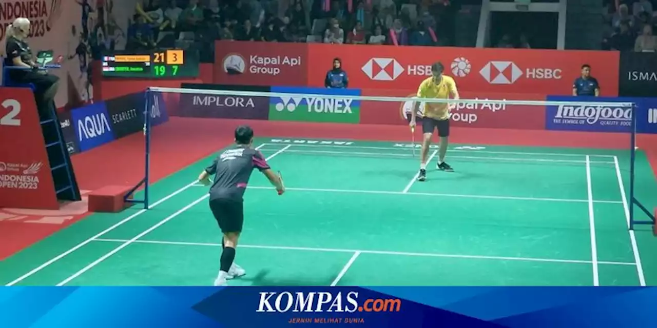 Hasil Indonesia Open 2023: Jonatan Christie Menang, Kans Jumpa Ginting di Perempat Final