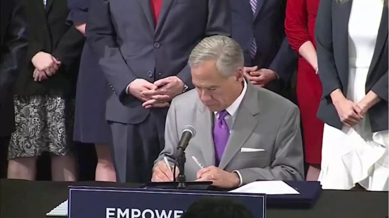 Gov. Greg Abbott signs new law mandating armed security at all Texas schools