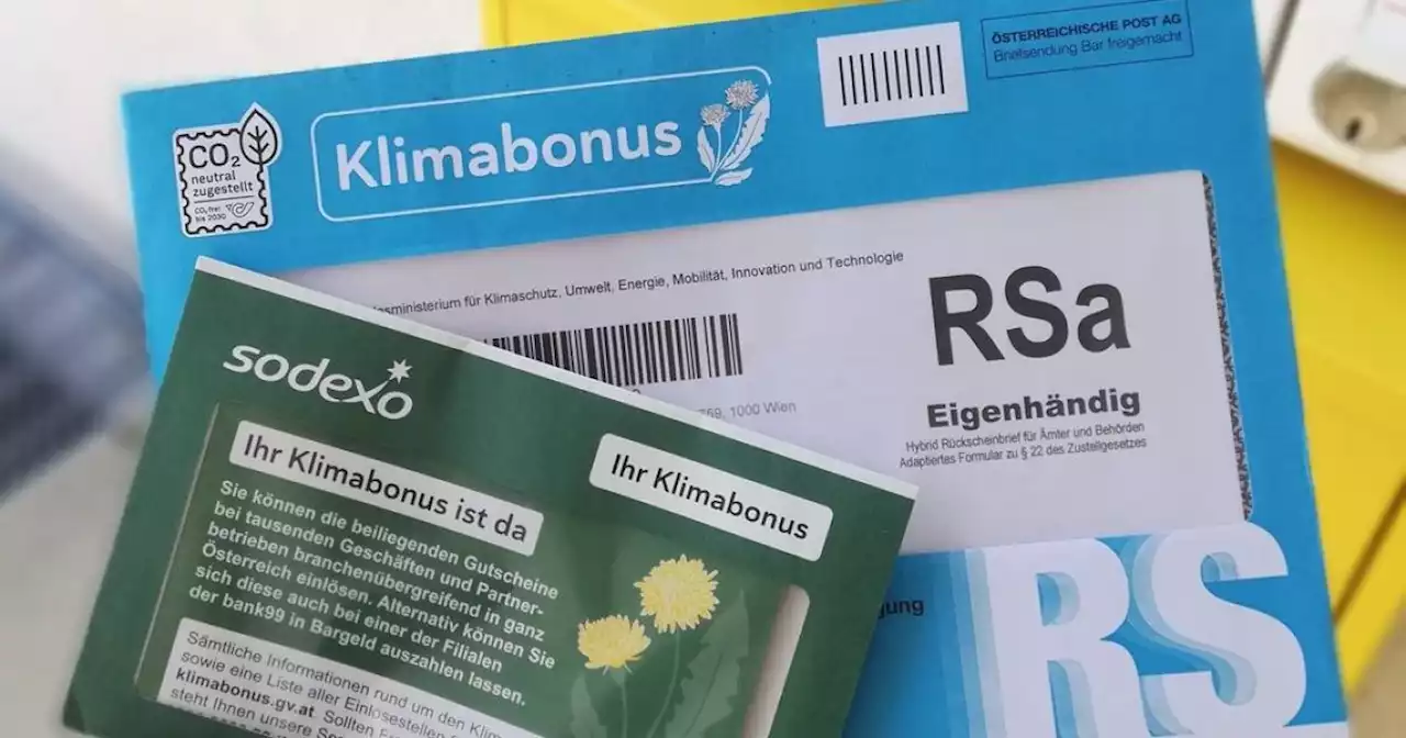 Klimabonus fixiert: So viel Geld fließt im September