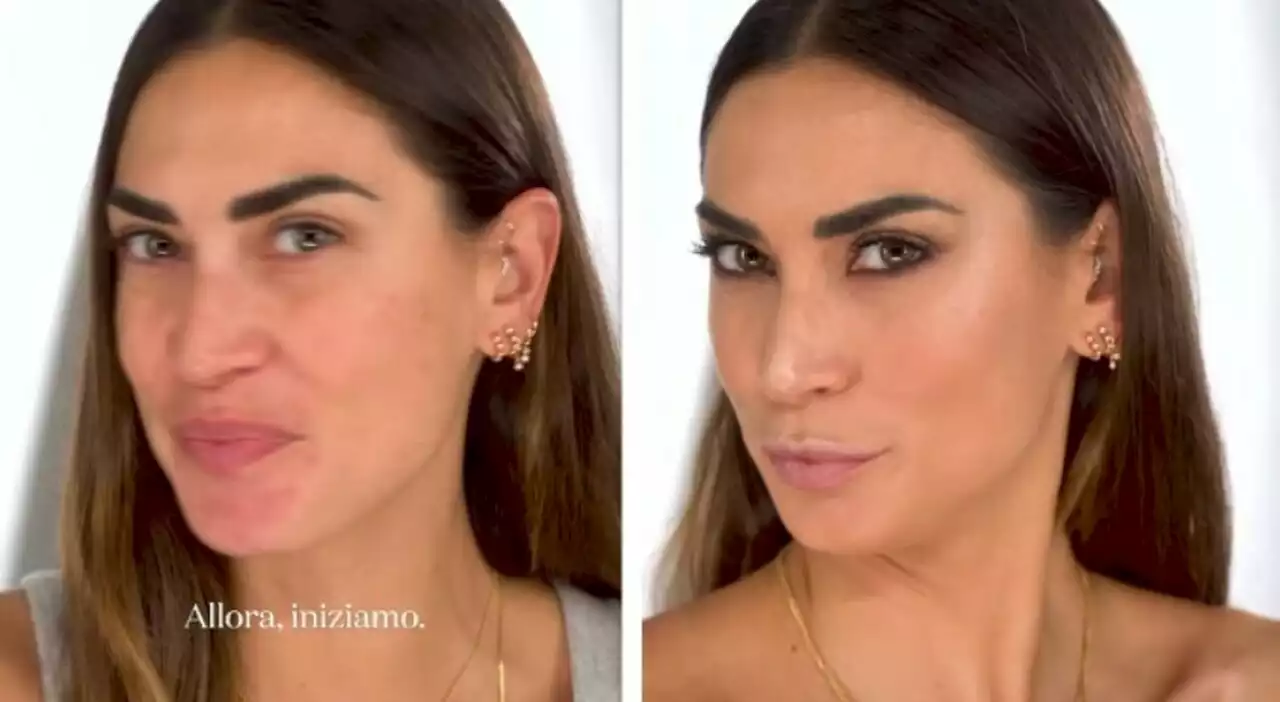 Melissa Satta struccata, i follower si dividono: «Al naturale sei un mostro come noi». Il video prima e dopo