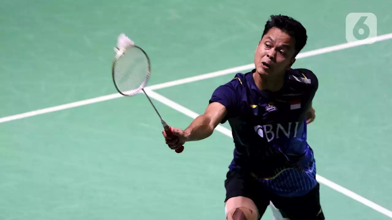 Perang Saudara di 8 Besar Indonesia Open 2023, Anthony Ginting Ingin Kalahkan Jonatan Christie