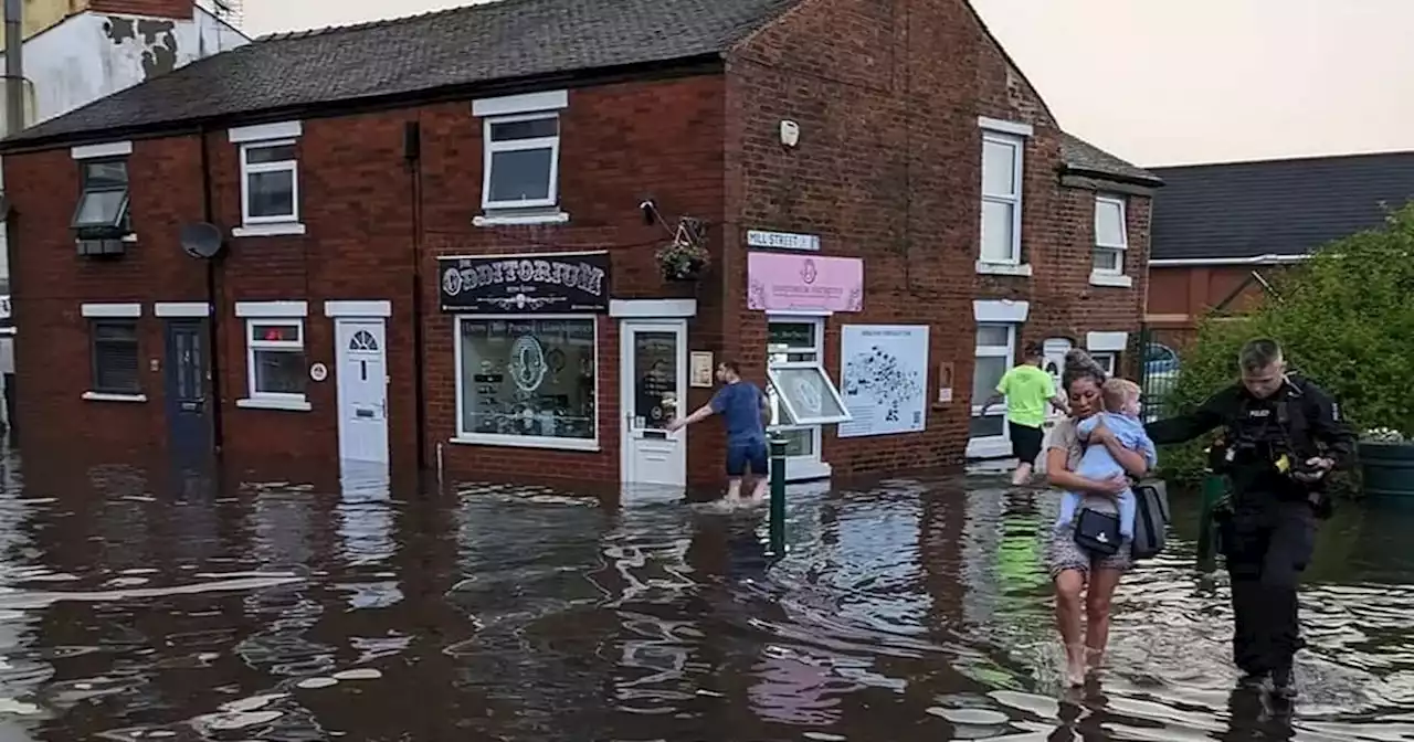 Eight minutes of hell at tattoo parlour facing £40k bill after flash flooding