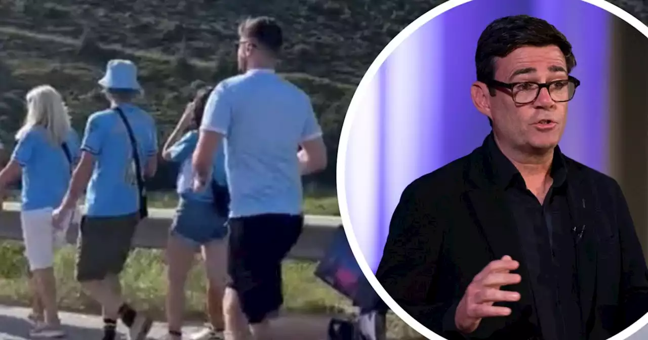 Andy Burnham brands UEFA a 'disgrace' for making City fans walk miles to final