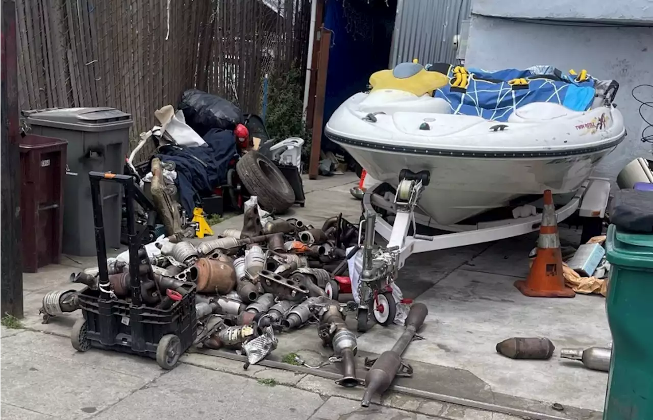 Police raid Oakland sites, seize hundreds of catalytic converters, $260,000 in Bay Area-wide theft probe