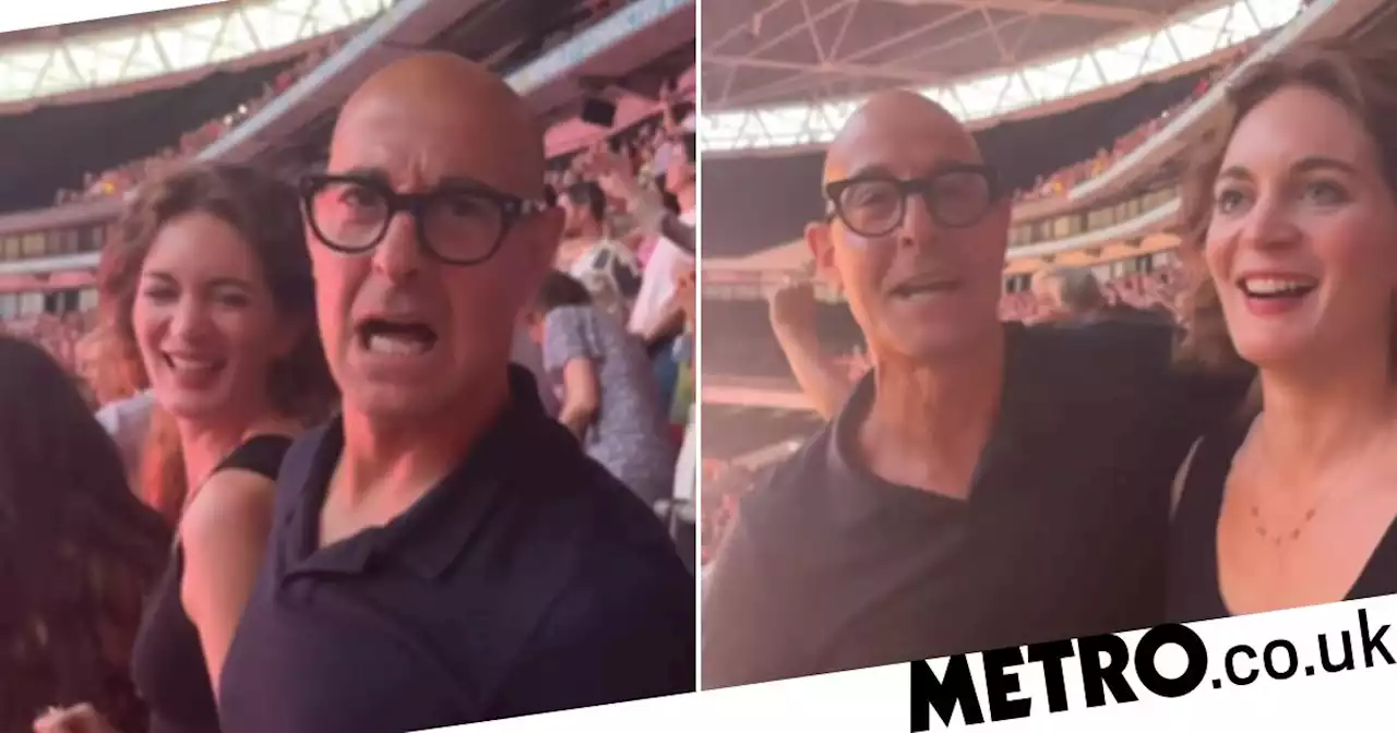 Stanley Tucci is a proper fangirl at Harry Styles's first London show