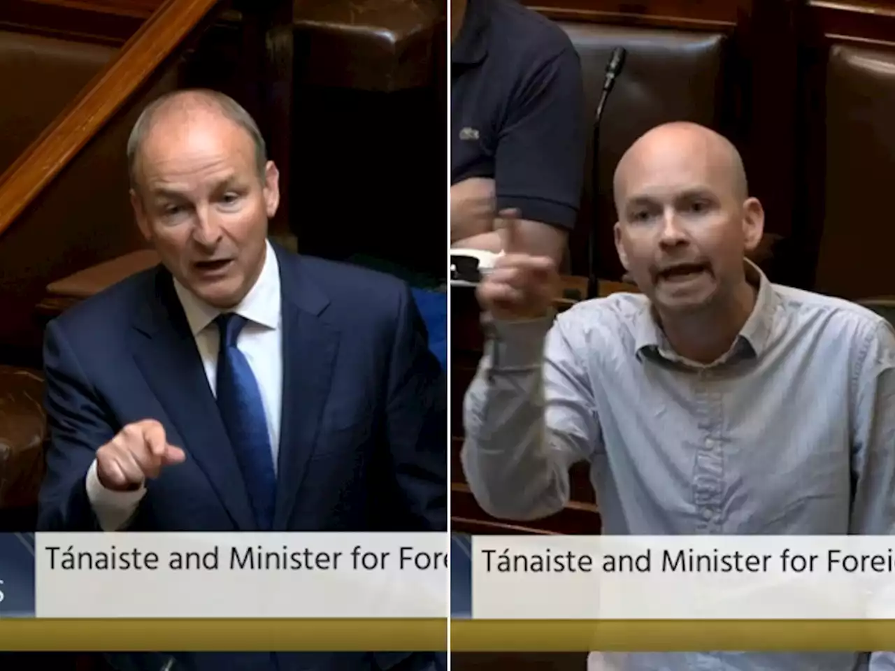 Martin accuses Paul Murphy of being 'jackboot' in angry Dáil exchange