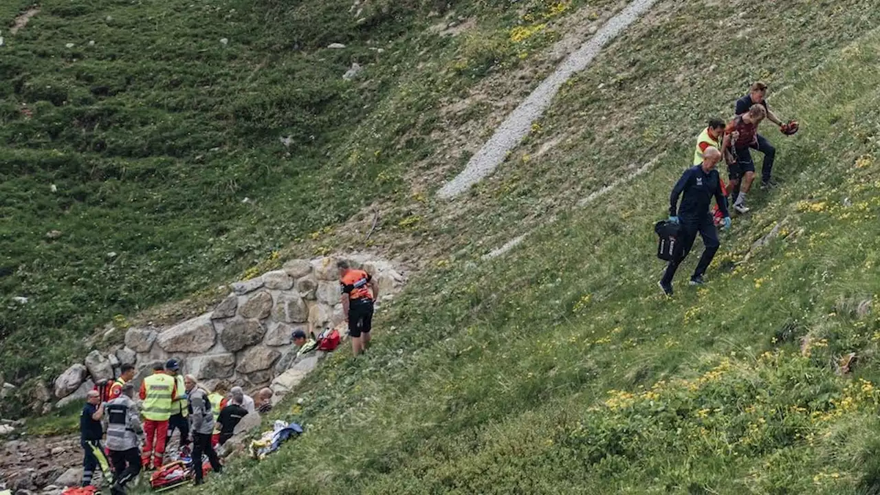 Mäder gereanimeerd na ernstige val in Ronde van Zwitserland