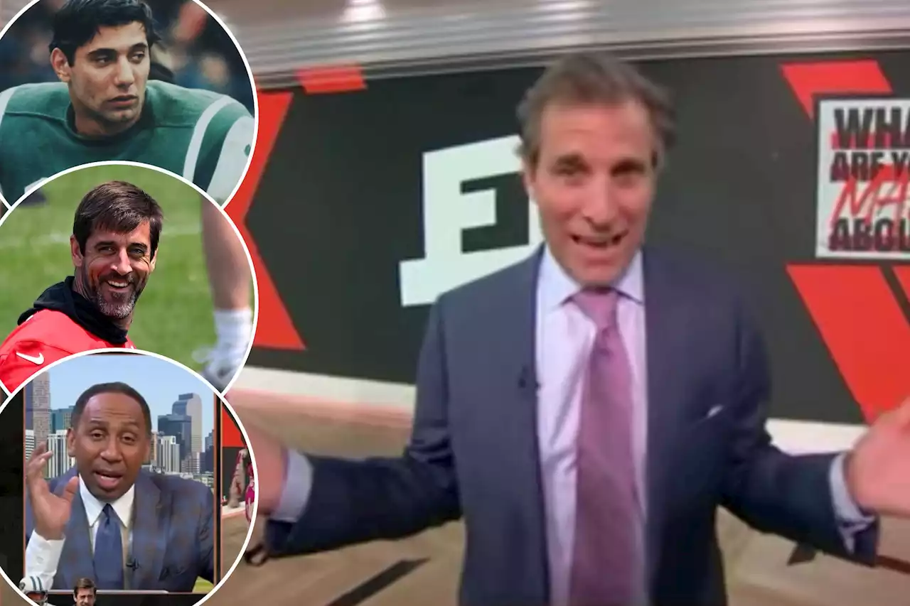 Chris Russo calls out Stephen A. Smith’s Joe Namath-Aaron Rodgers comparison: ‘Worst take’