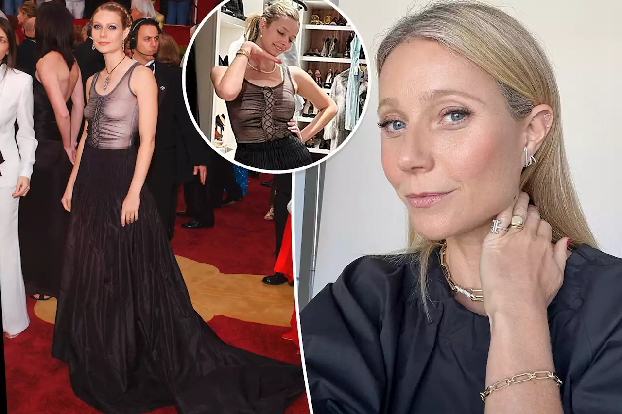 Gwyneth Paltrow’s daughter Apple, 18, wears her 2002 Oscars dress ‘everyone hated’