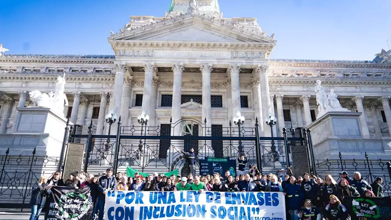 El proyecto de Ley de Envases con Inclusión Social volvió al Congreso | Ambientalistas y cartoneros, contra el lobby de Coca Cola y otras multinacionales