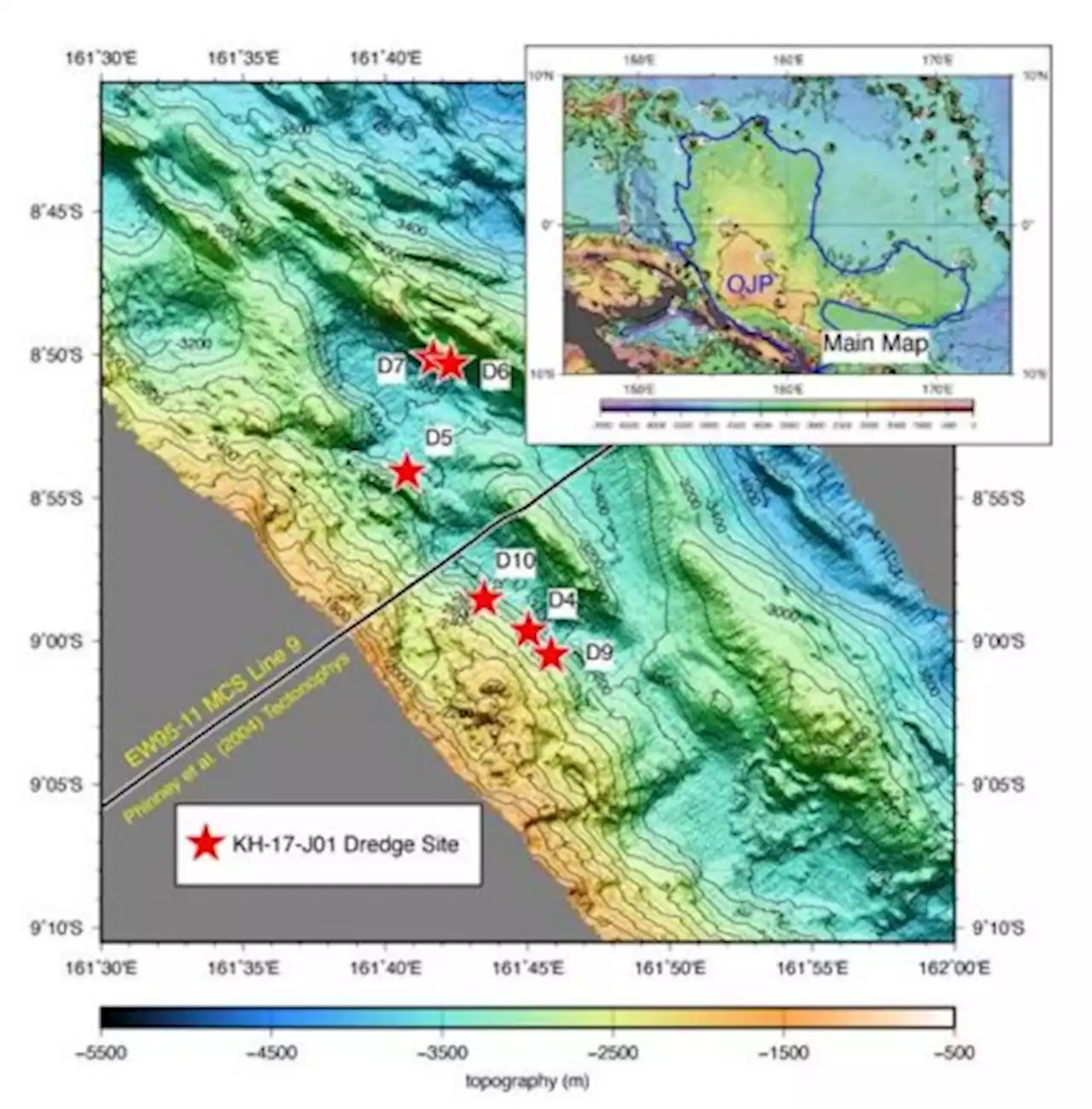 Massive underwater plateau near Solomon Islands is younger and its eruption was more protracted than previously thought