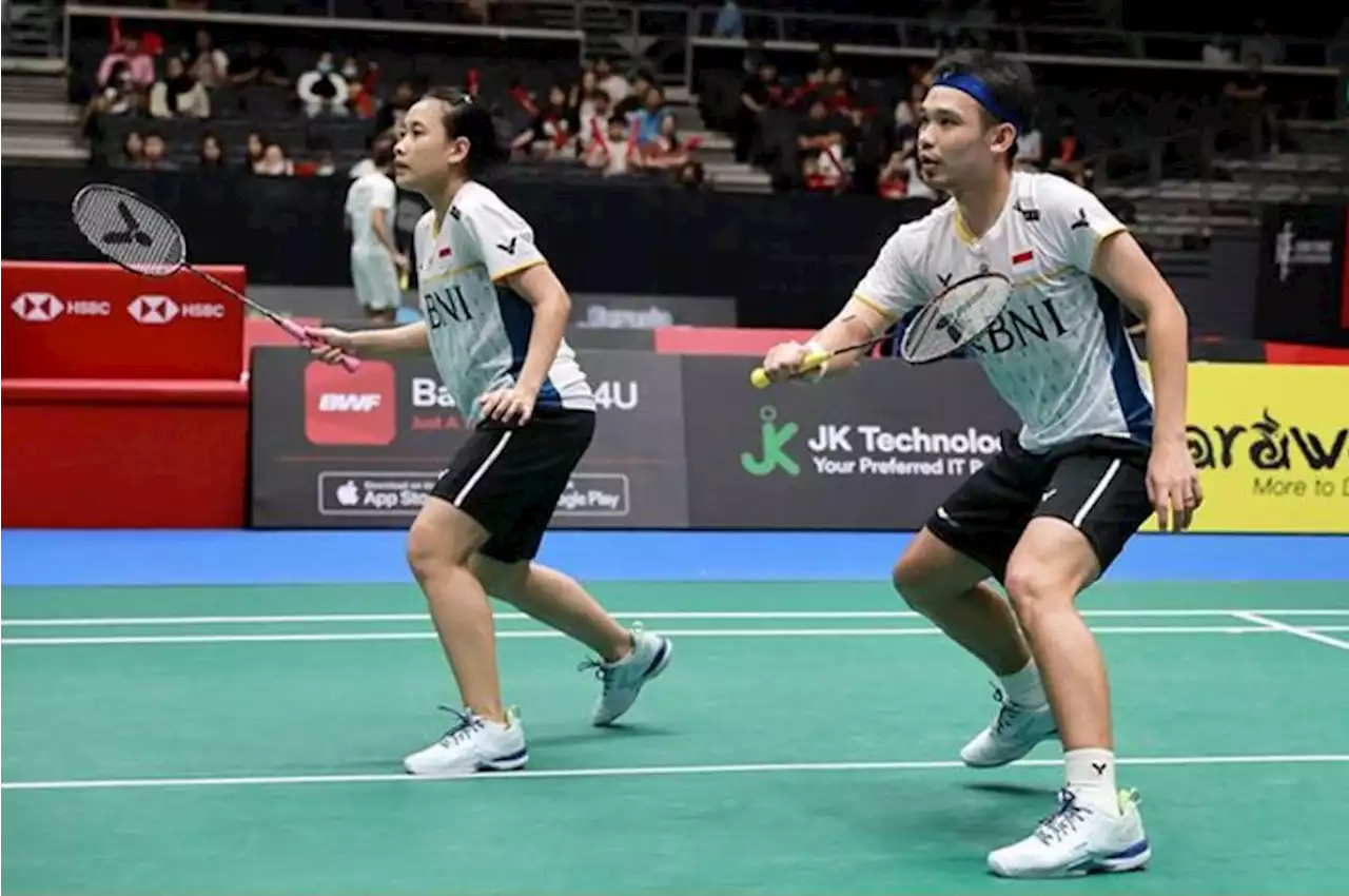 Rinov/Pitha Contek Strategi Rehan/Lisa Kalahkan Duo Prancis di Indonesia Open 2023