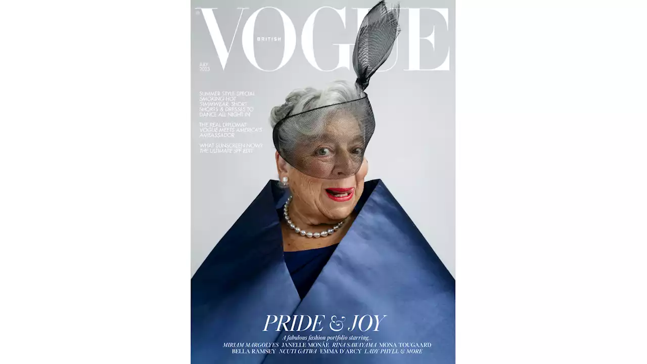 Pioneering actress Miriam Margolyes makes British Vogue cover debut aged 82 as she tells magazine 'I never had any shame about being gay'