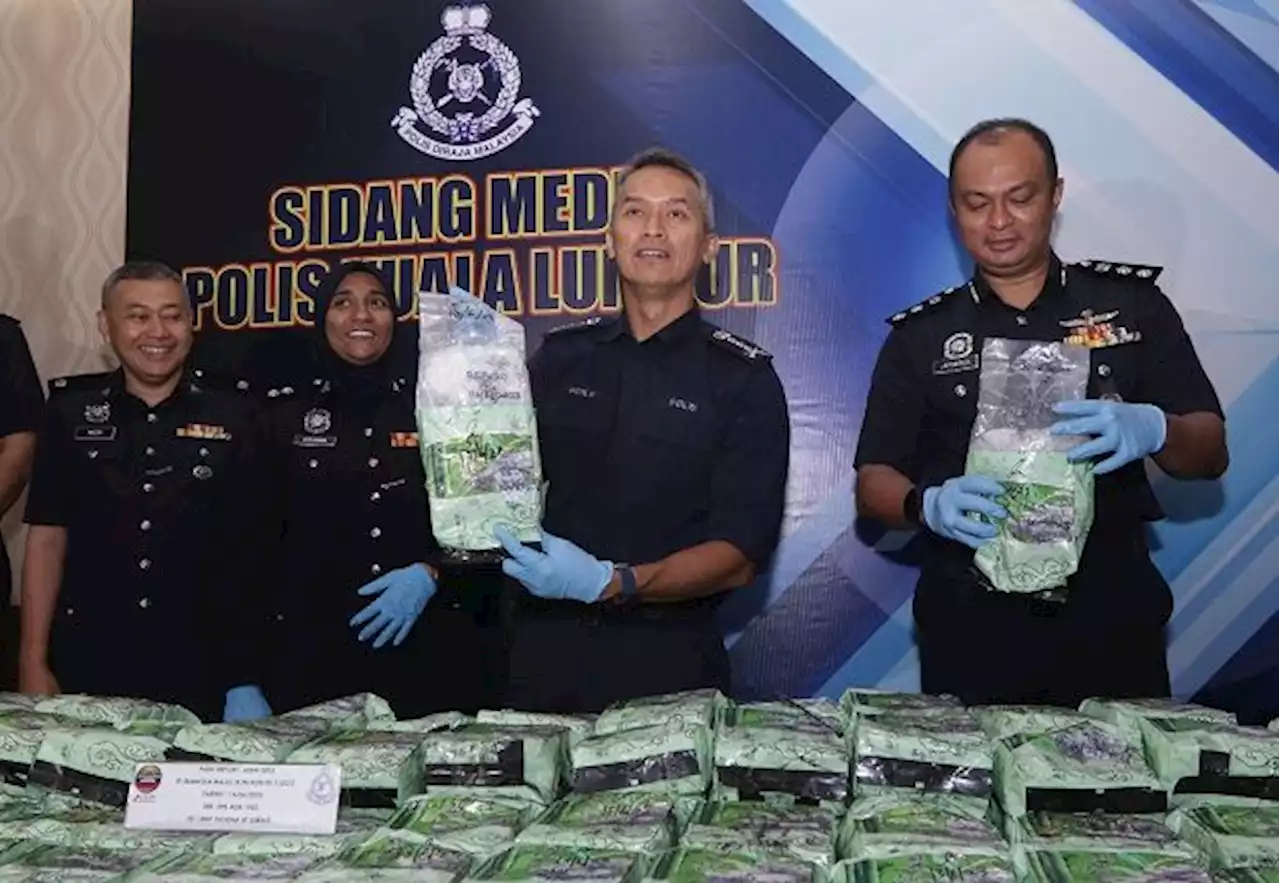 Cops seize nearly RM4mil worth of drugs, Iranian mastermind nabbed in Ampang