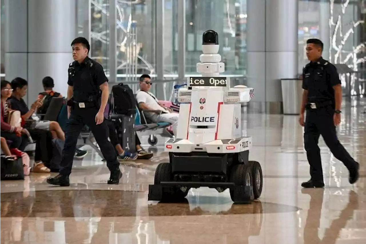 Police robots to be deployed across Singapore; two now patrolling Changi Airport T4