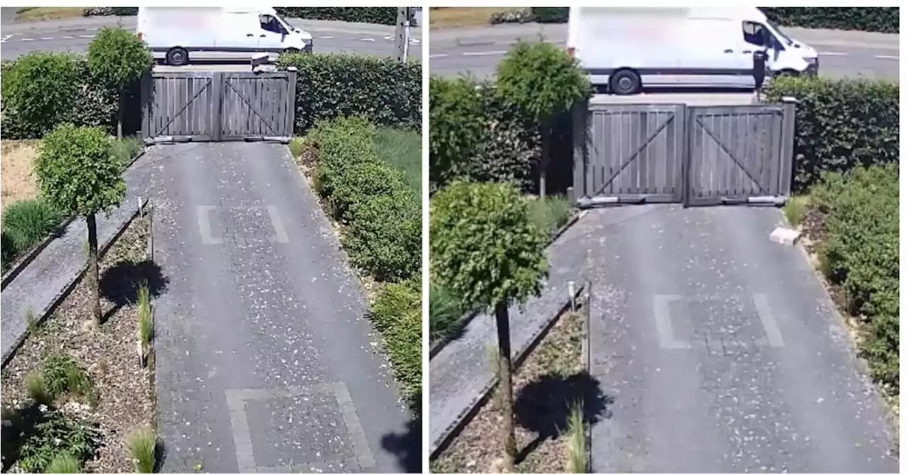 Un Belge regarde les images de vidéosurveillance de sa maison et découvre avec stupeur le comportement du livreur... (photos)