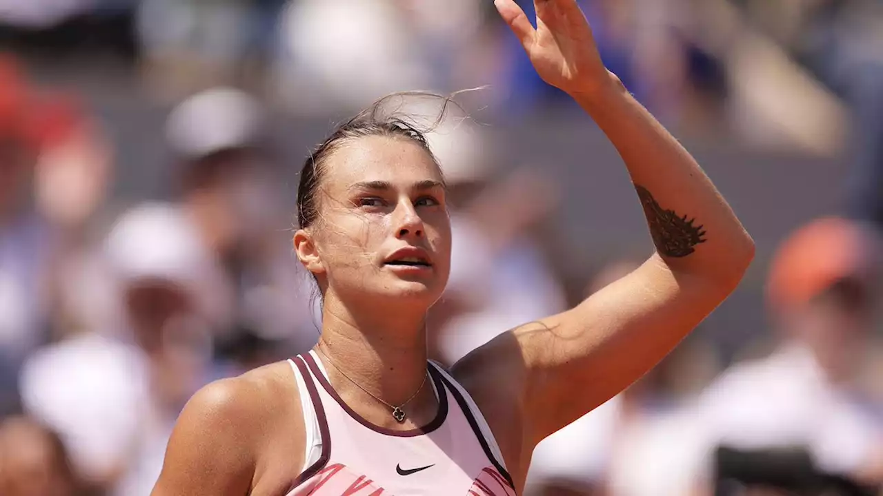 Tennis: Sabalenka fruktade fängelse vid krigskritik