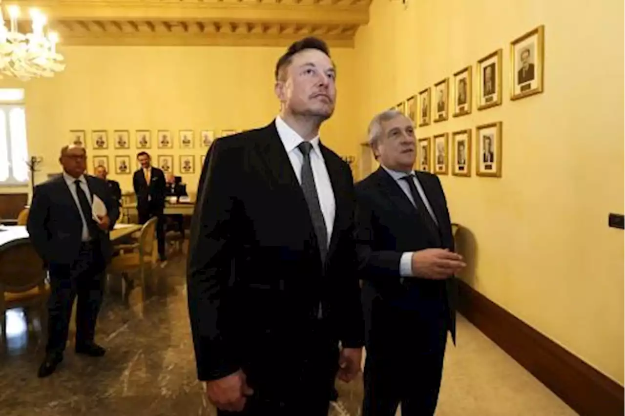 Elon Musk incontra Tajani