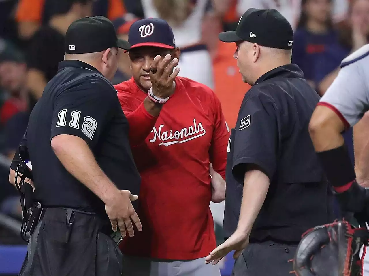 Nationals manager Dave Martinez printed out photos to demand rule fix after ‘brutal’ call