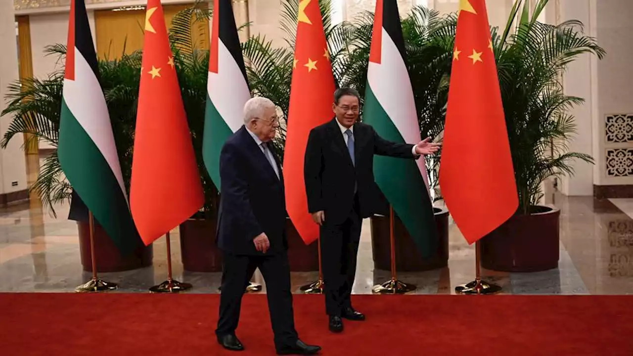 Chinese premier meets Palestinian leader, aiming to boost MidEast presence